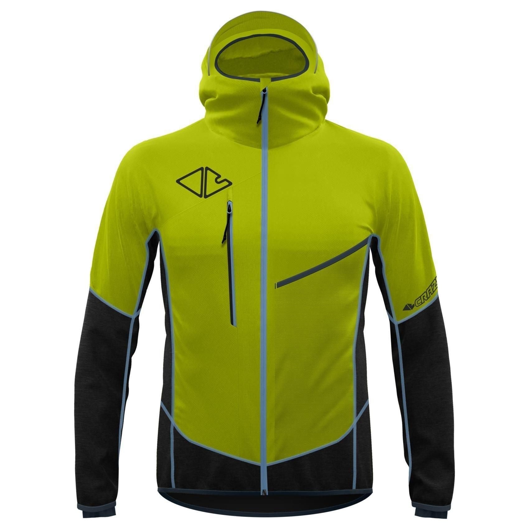 Crazy M Flame Jacket Winter Apparel - Winter Apparel Mens Softshell Top Crazy Small Liken