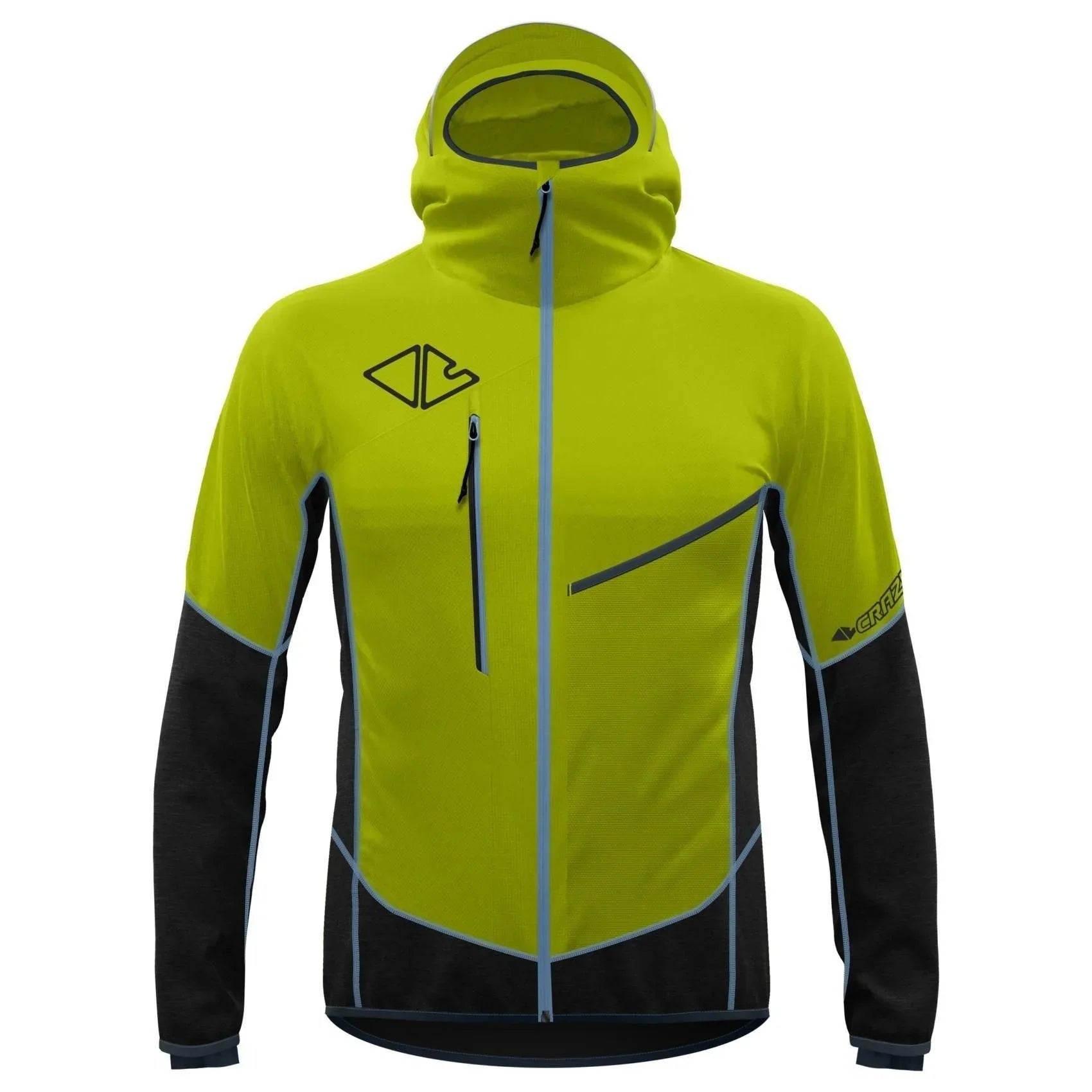 Crazy M Flame Jacket Winter Apparel - Winter Apparel Mens Softshell Top Crazy Small Liken