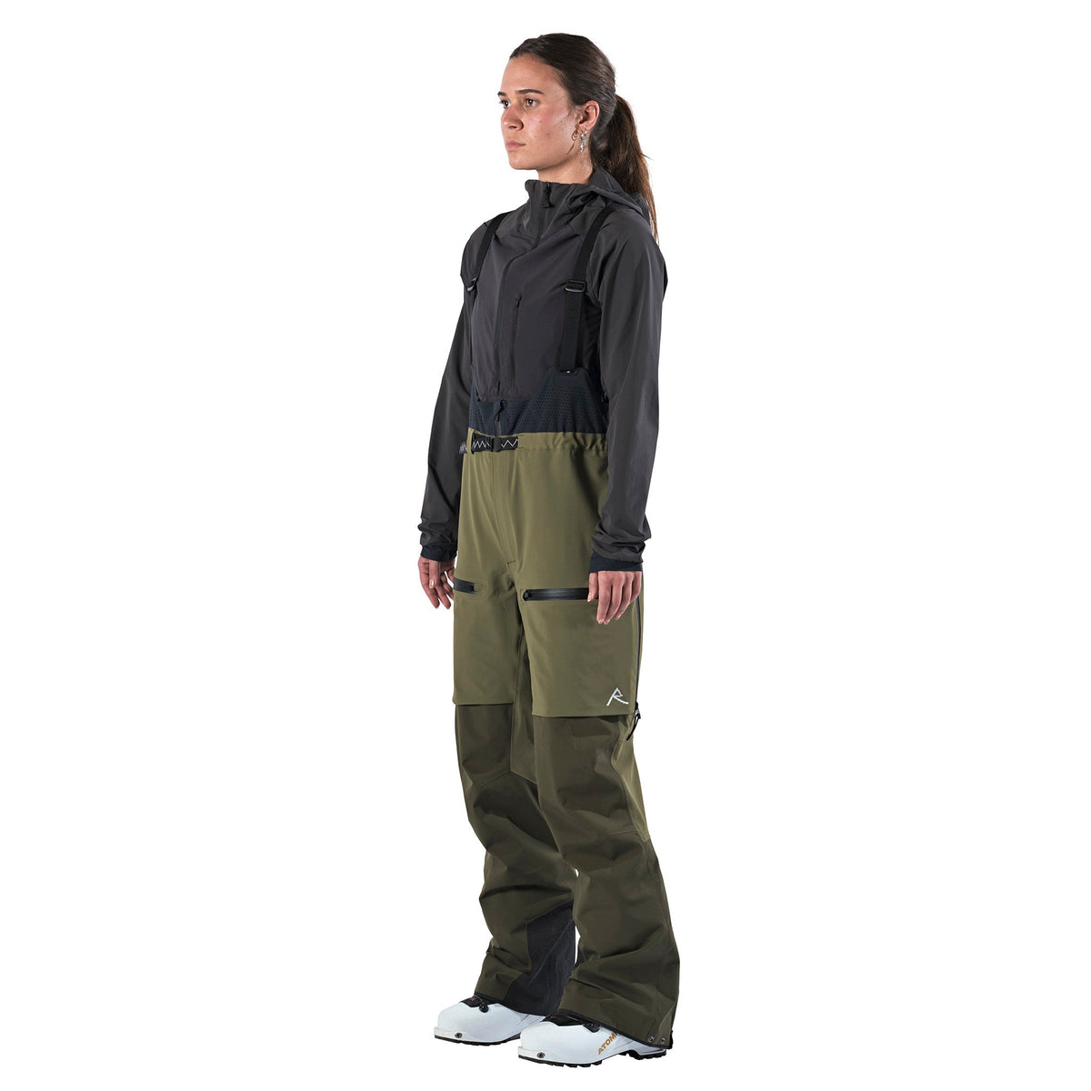 Raide W TourTech Hybrid Bib Winter Apparel - Winter Apparel Womens Softshell Bottom Raide
