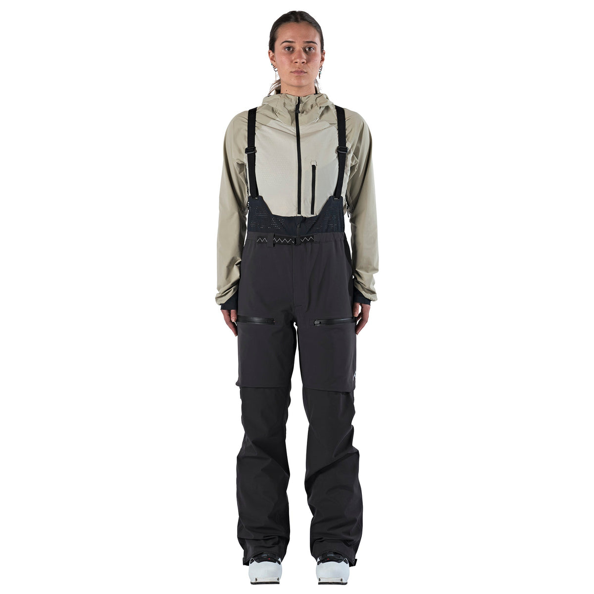 Raide W TourTech Hybrid Bib Winter Apparel - Winter Apparel Womens Softshell Bottom Raide