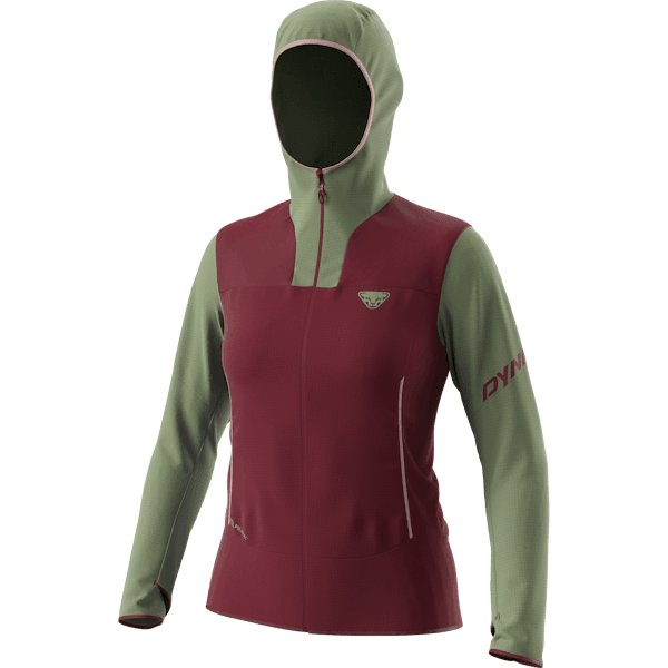 Dynafit W Traverse PolarTec Hooded Jacket Summer Apparel - Mens - Tops Dynafit Large Sage/6560