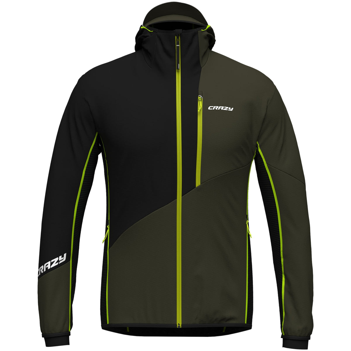 Crazy M Acceleration Jacket Winter Apparel - Winter Apparel Mens Softshell Top Crazy XXLarge Forest