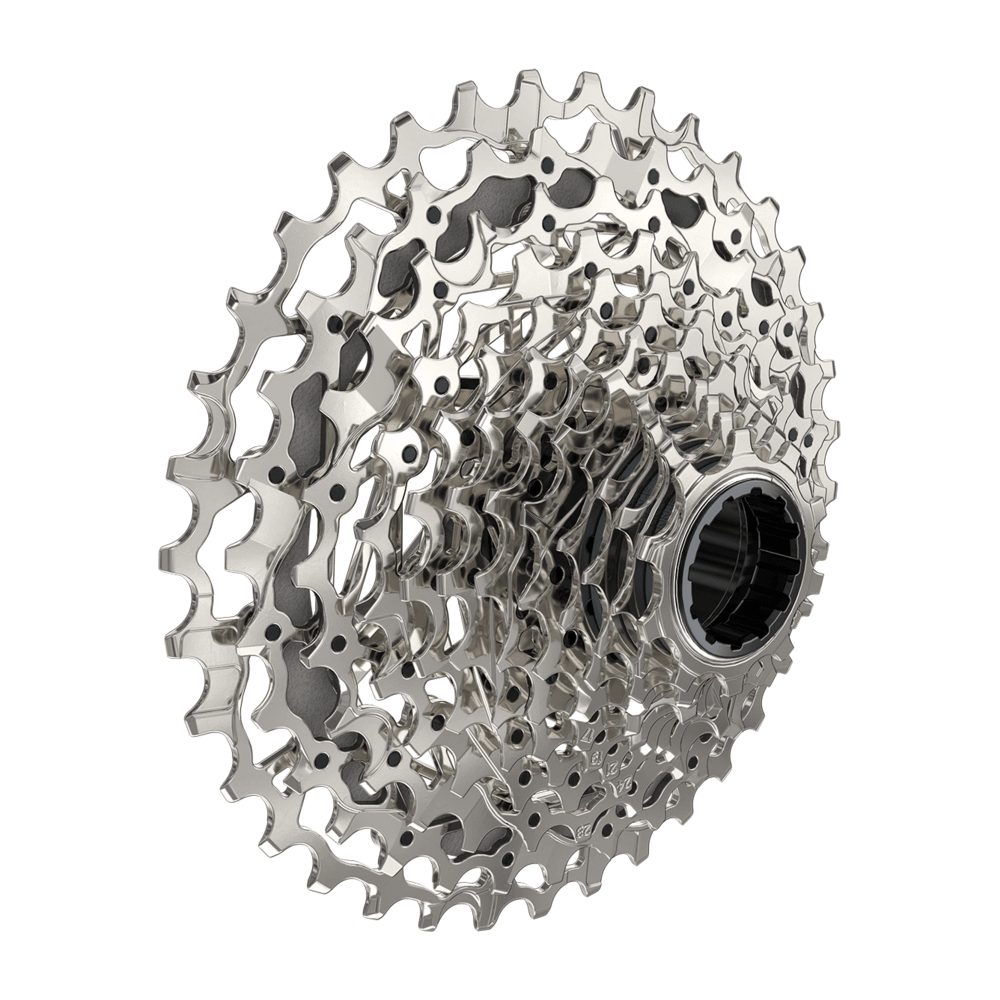 SRAM Rival AXS XG-1250 Cassette - 12-Speed, 10-36t, Silver, For XDR Driver Body, D1 Cycling Parts - Cassette SRAM