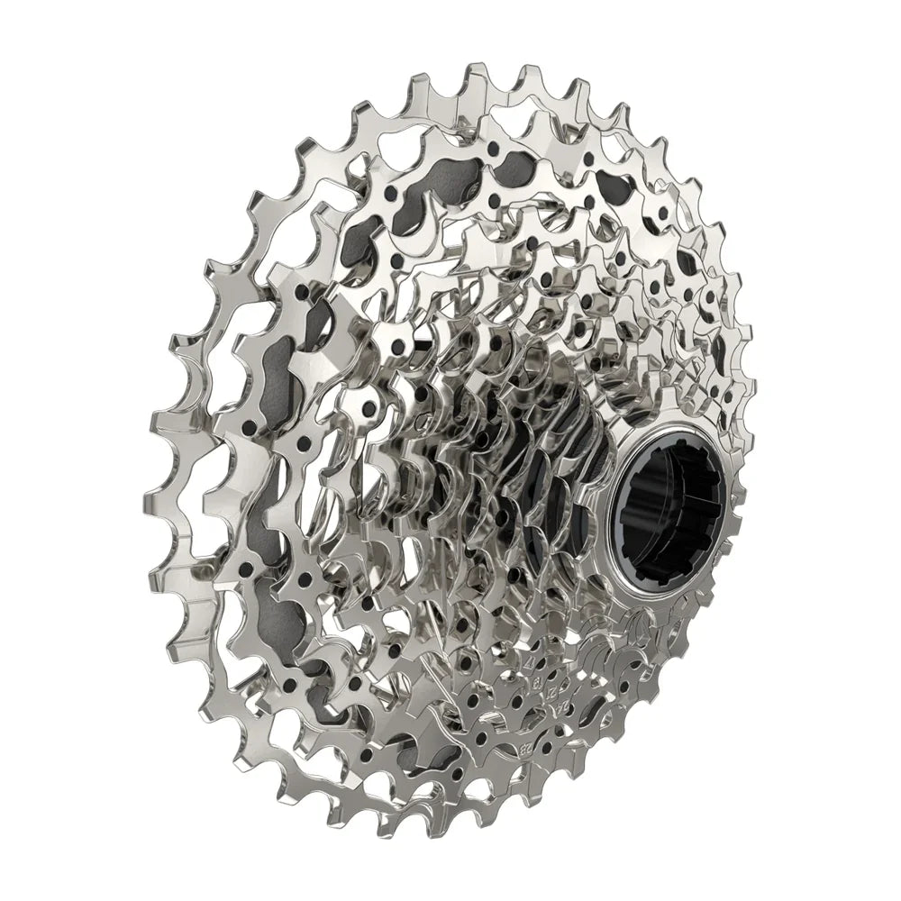 SRAM Rival AXS XG-1250 Cassette - 12-Speed, 10-36t, Silver, For XDR Driver Body, D1 Cycling Parts - Cassette SRAM