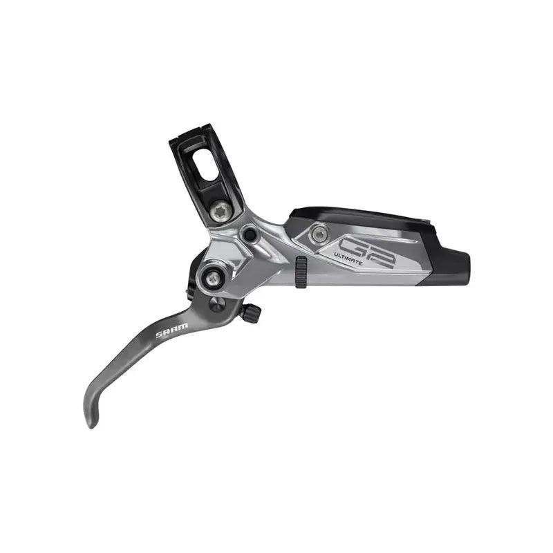 SRAM G2 Ultimate Disc Brake and Lever - Front, Hydraulic, Post Mount, Carbon Lever, Titanium Hardware, Polar Grey Anodized, A2 Cycling Parts - Brake - Disc Brake SRAM
