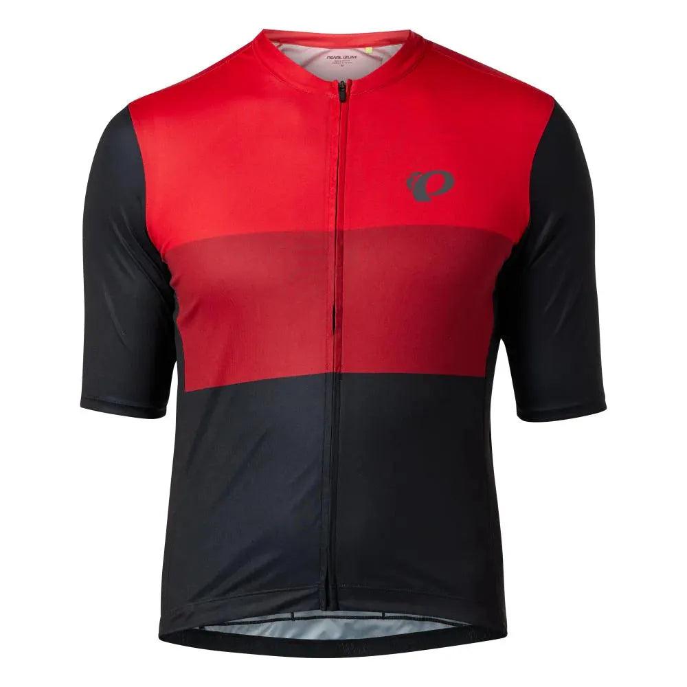 Pearl Izumi Attack Jersey Cycling Apparel - Mens - Jersey - Short Sleeve Pearl Izumi Medium Red Dahlia Tri Color