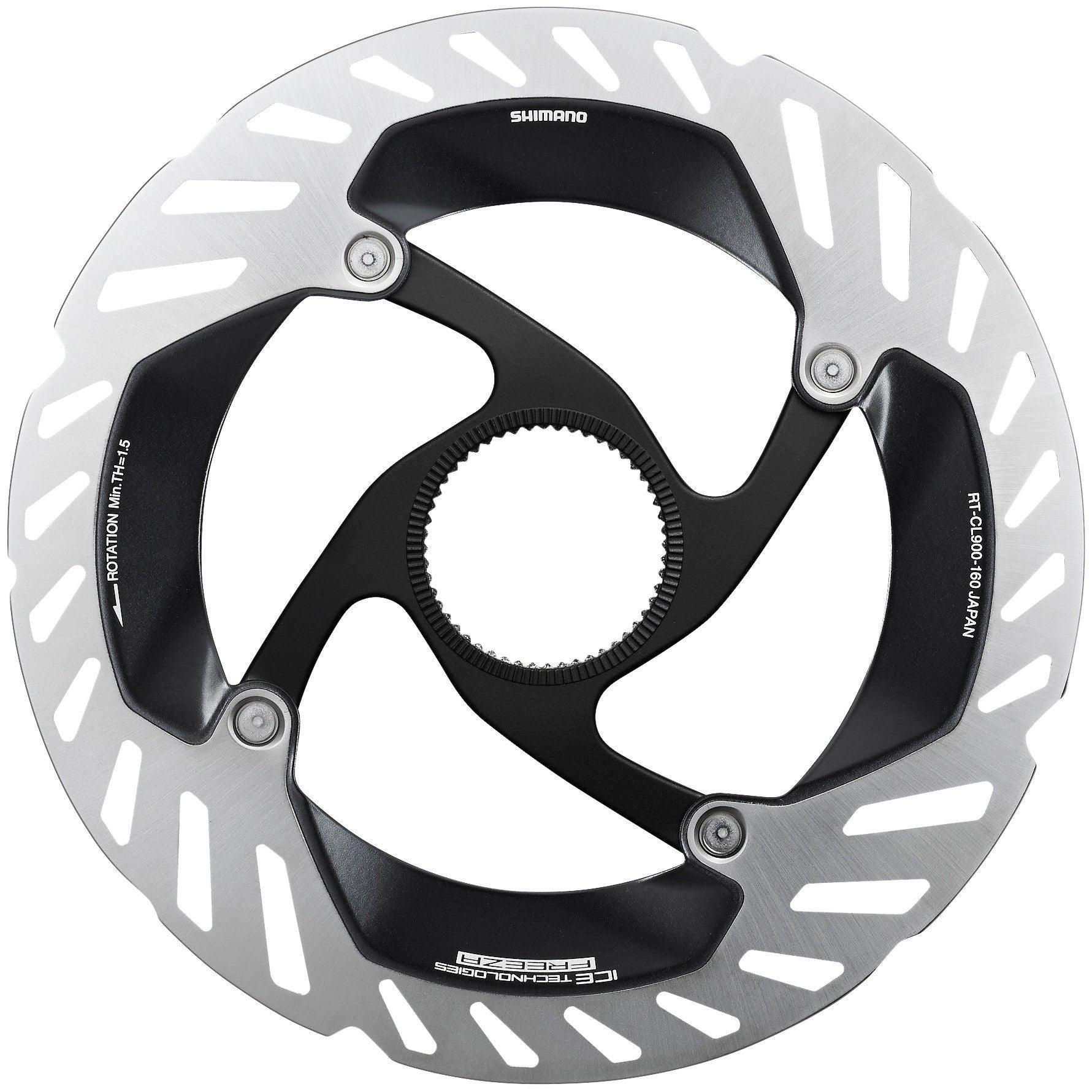 Shimano Dura-Ace RT-CL900 S Disc Brake Rotor with Lockring - 160mm, CenterLock, Silver Cycling Parts - Brake - Disc Brake Rotors Shimano