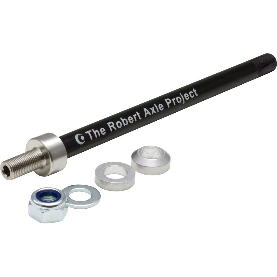 Robert Axle Project Kid Trailer 12mm Thru Axle, Length: 152 or 167mm Thread: 1.0mm Cycling Parts - Hub - QR-Thru-axle Robert Axle Project