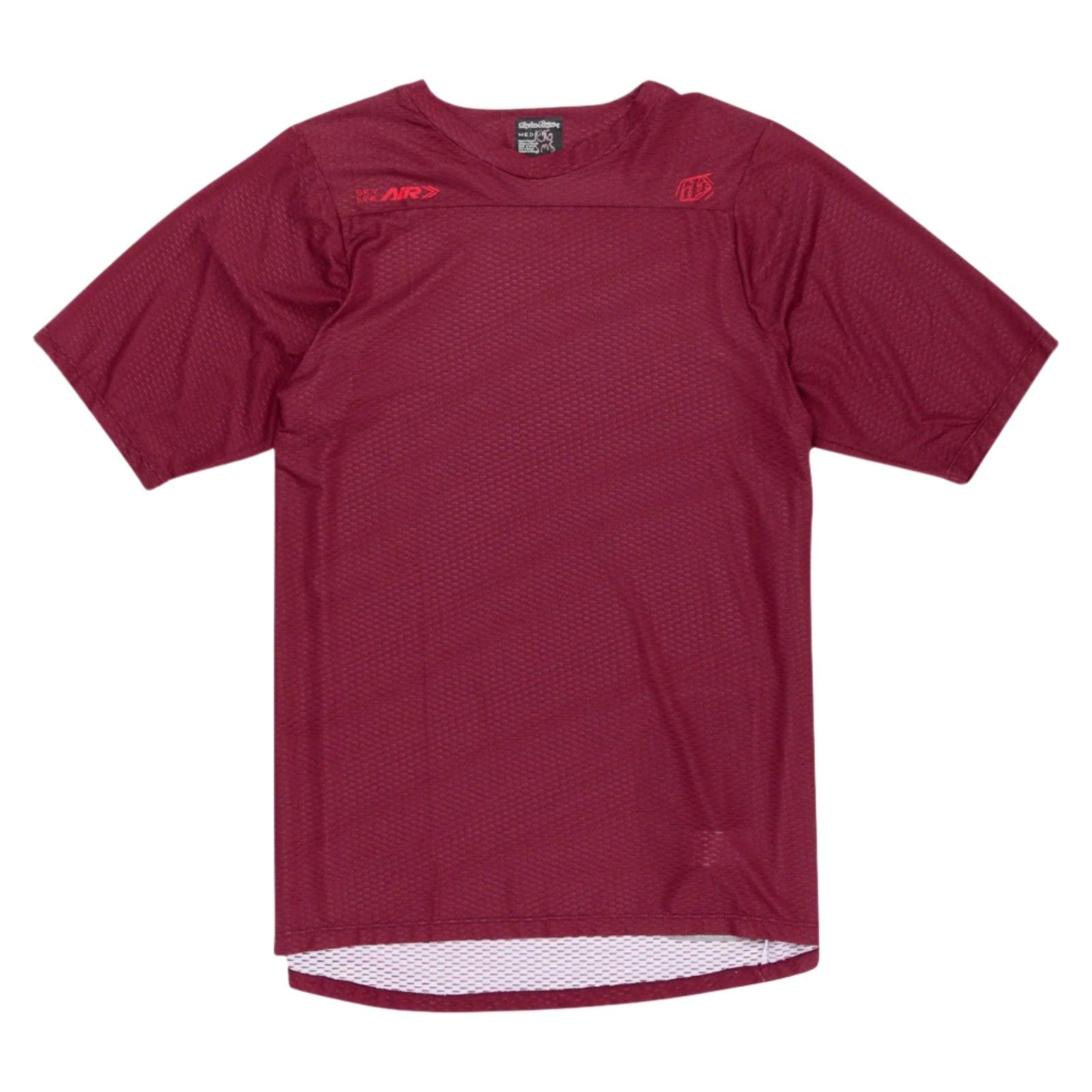 Troy Lee Skyline Air Short-Sleeve Jersey Cycling Apparel - Mens - Jersey Troy Lee Designs Small Mono/Oxblood