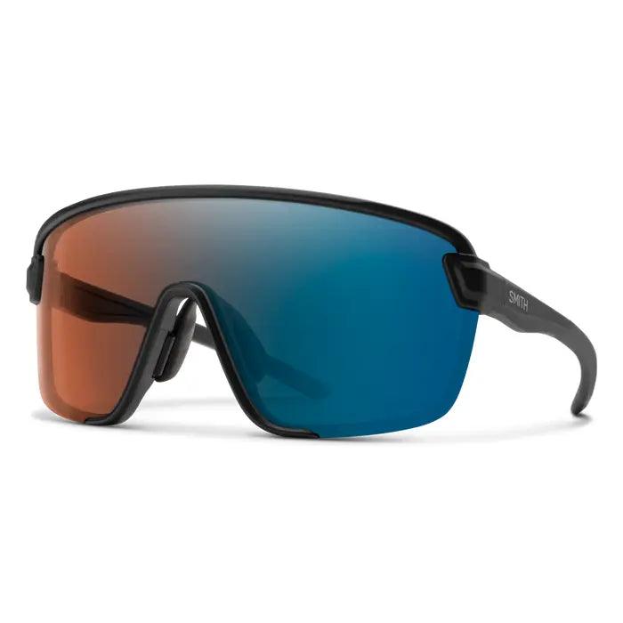 Smith Bobcat Sunglasses Eyewear - Sunglasses Smith Optics Matte Black | ChromaPop Glacier Photochromic Copper Blue Mirror