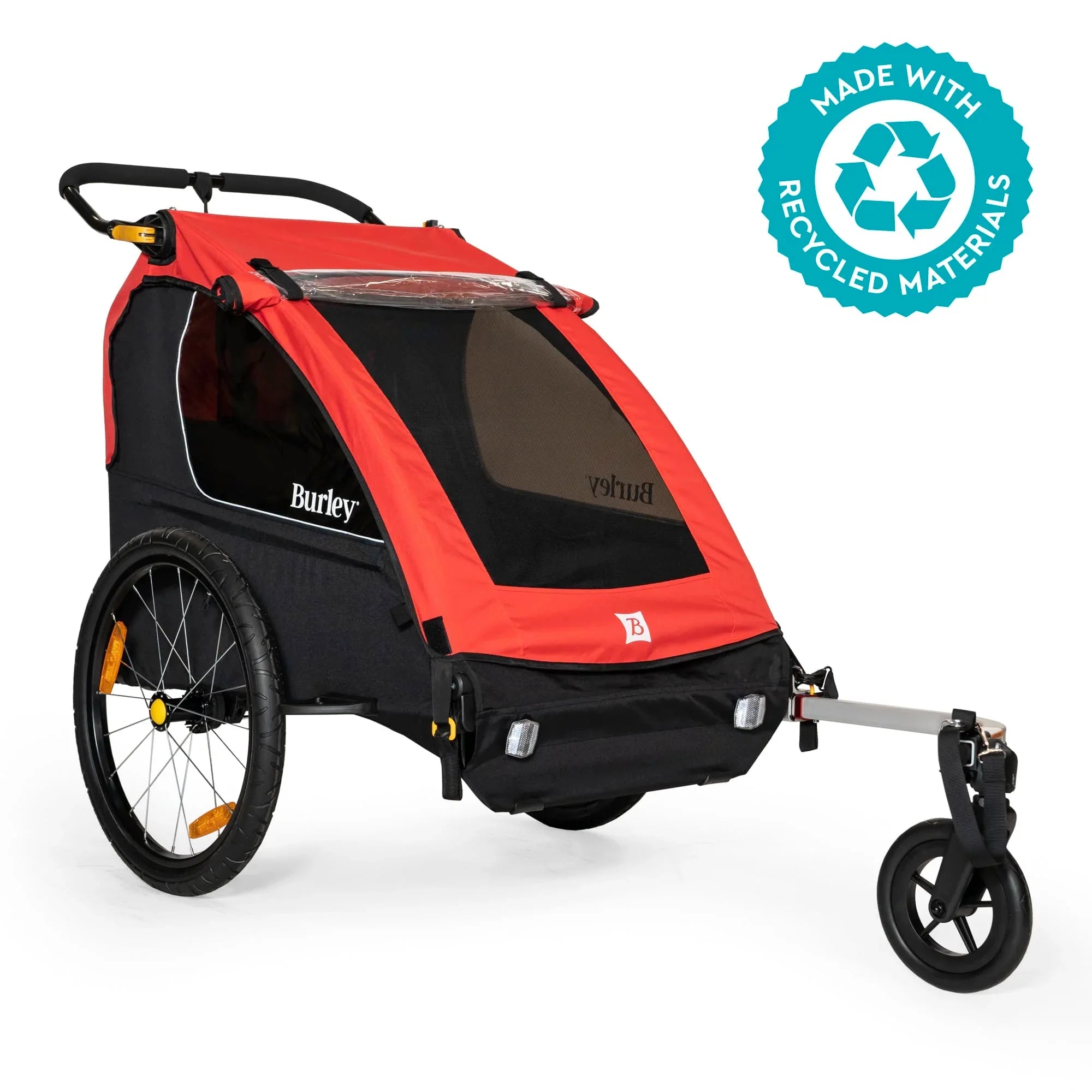 Burley Honey Bee Child Trailer - Red Cycling Accessories - Chariots and Acc Burley Default Title