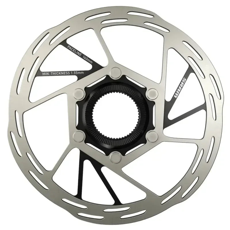 SRAM Paceline Disc Brake Rotor, 160mm, Center Lock, 1.85mm, Lockring Sold Separate Cycling Parts - Brake - Disc Brake Rotors SRAM