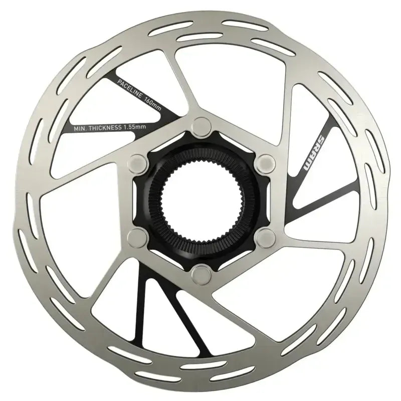 SRAM Paceline Disc Brake Rotor, 160mm, Center Lock, 1.85mm, Lockring Sold Separate Cycling Parts - Brake - Disc Brake Rotors SRAM
