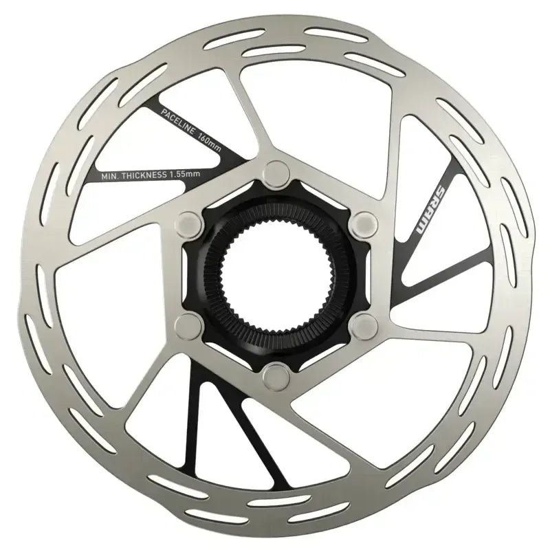 SRAM Paceline Disc Brake Rotor, 160mm, Center Lock, 1.85mm, Lockring Sold Separate Cycling Parts - Brake - Disc Brake Rotors SRAM