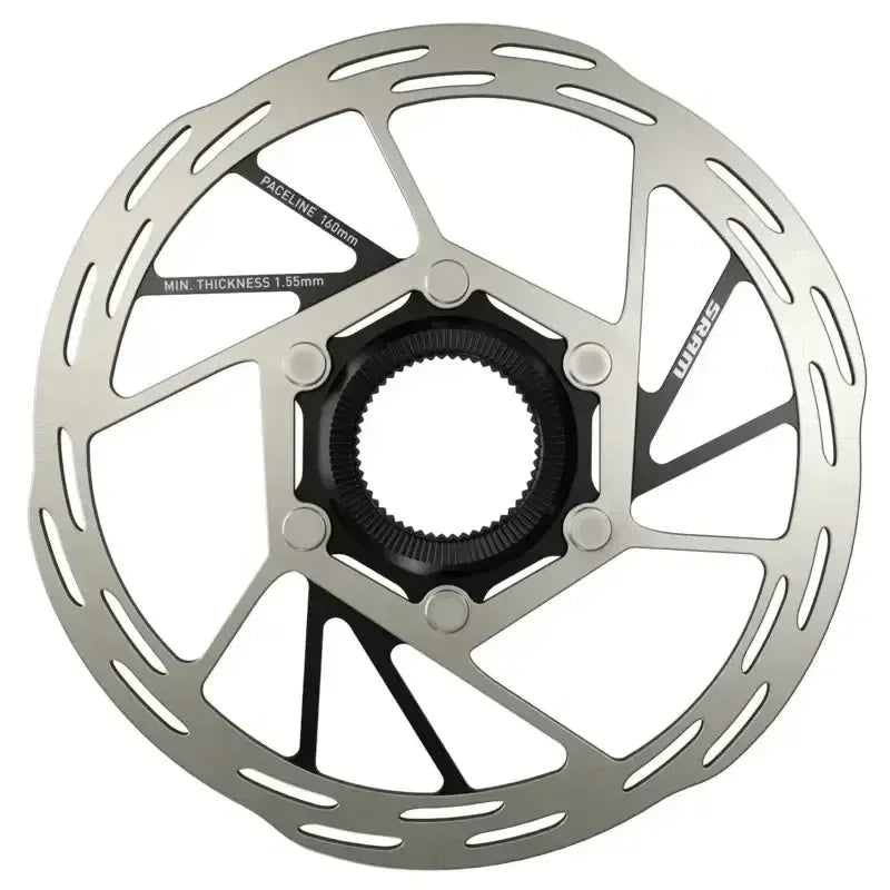 SRAM Paceline Disc Brake Rotor, 160mm, Center Lock, 1.85mm, Lockring Sold Separate Cycling Parts - Brake - Disc Brake Rotors SRAM