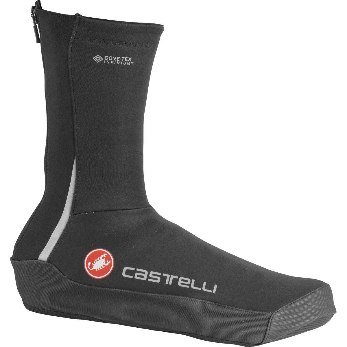 Castelli Intenso UL Shoecover Light Black Cycling Apparel - warmers - booties-shoe cover Castelli