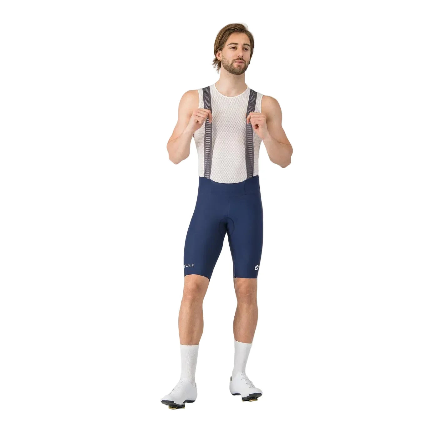 Castelli Espresso 2 Bibshort Cycling Apparel - Mens - Shorts - Bib Shorts Castelli Small Belgian Blue