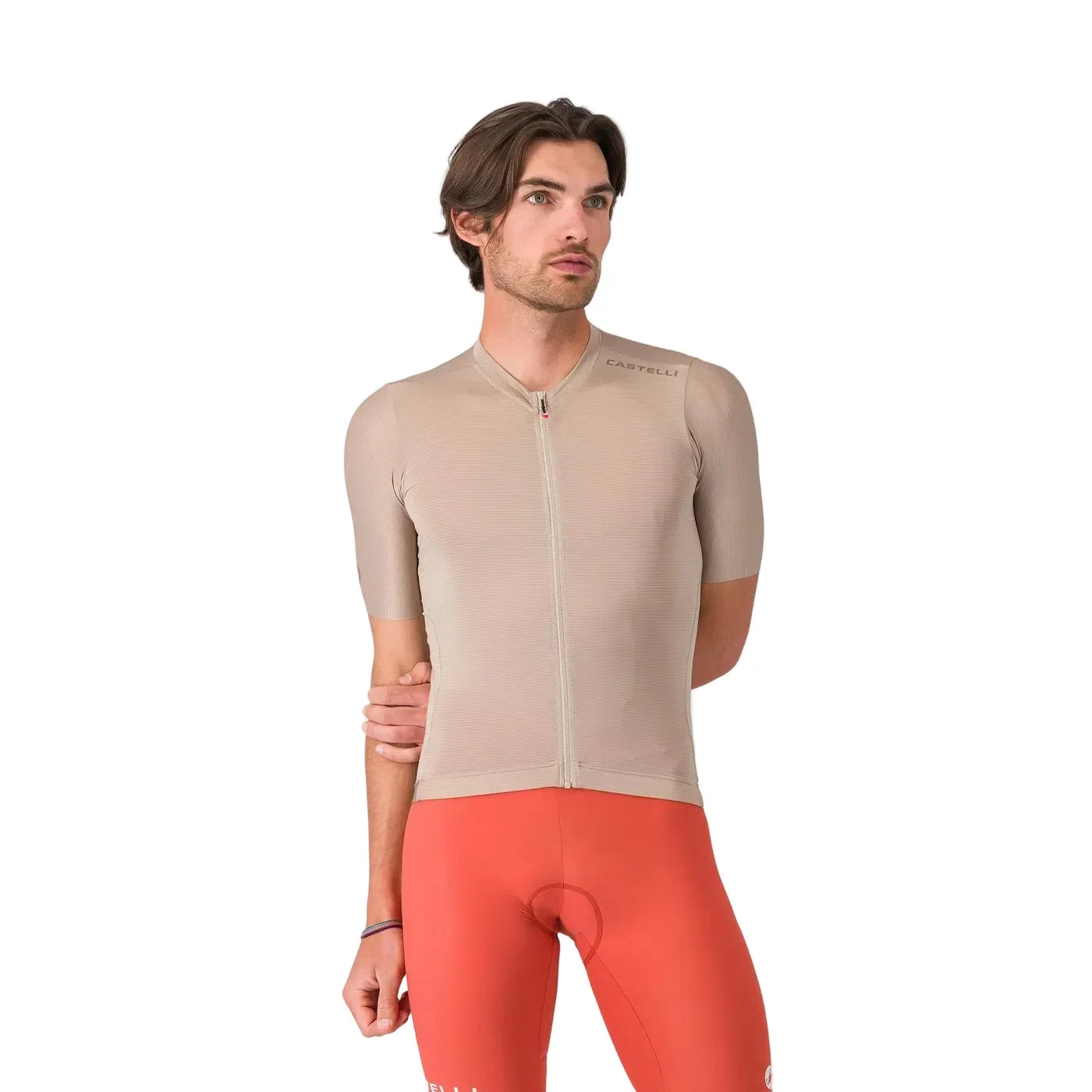 Castelli M Espresso 2 Jersey Cycling Apparel - Mens - Jersey - Short Sleeve Castelli Small Clay