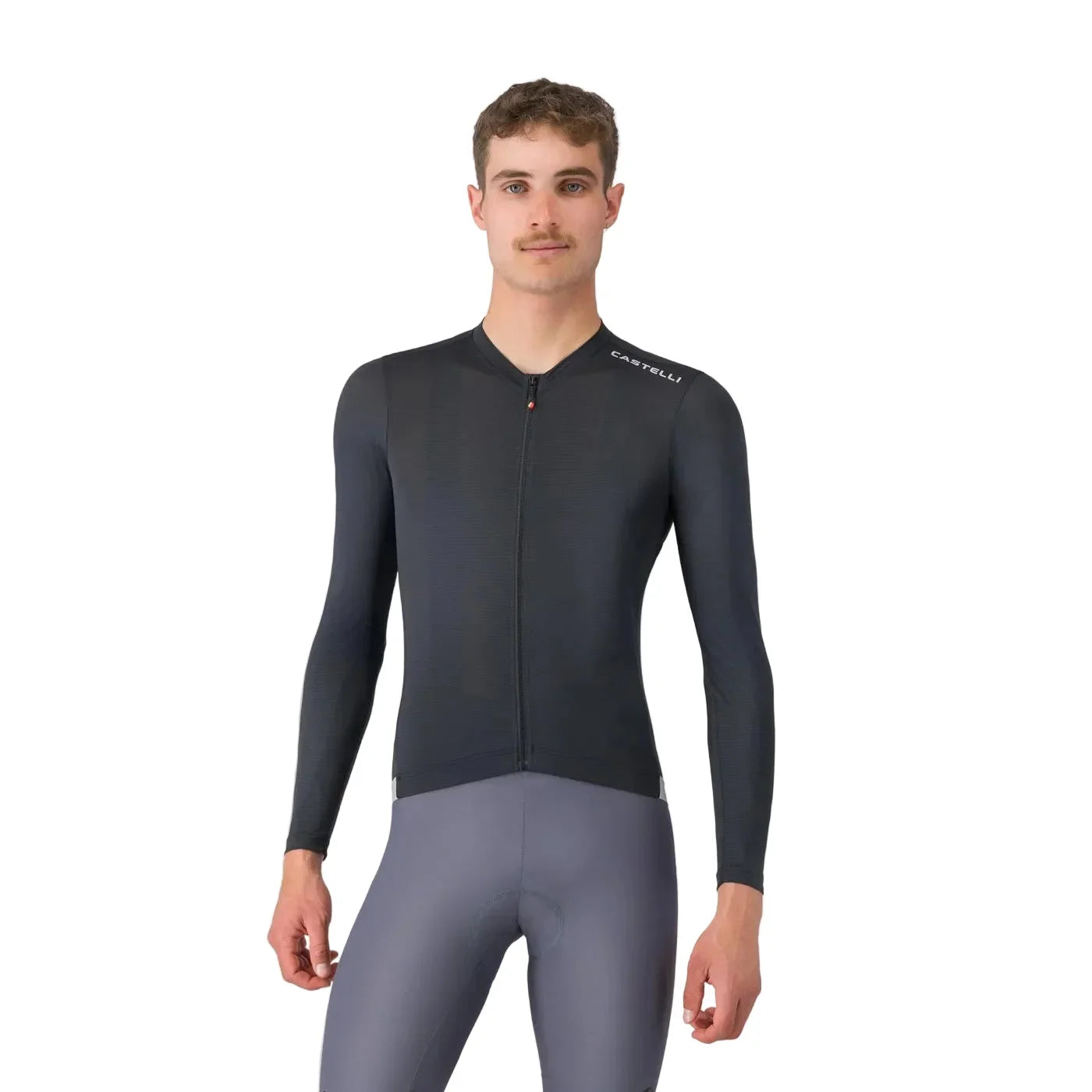 Castelli Espresso 2 LS Jersey Cycling Apparel - Mens - Jersey - long sleeve Castelli Small Black