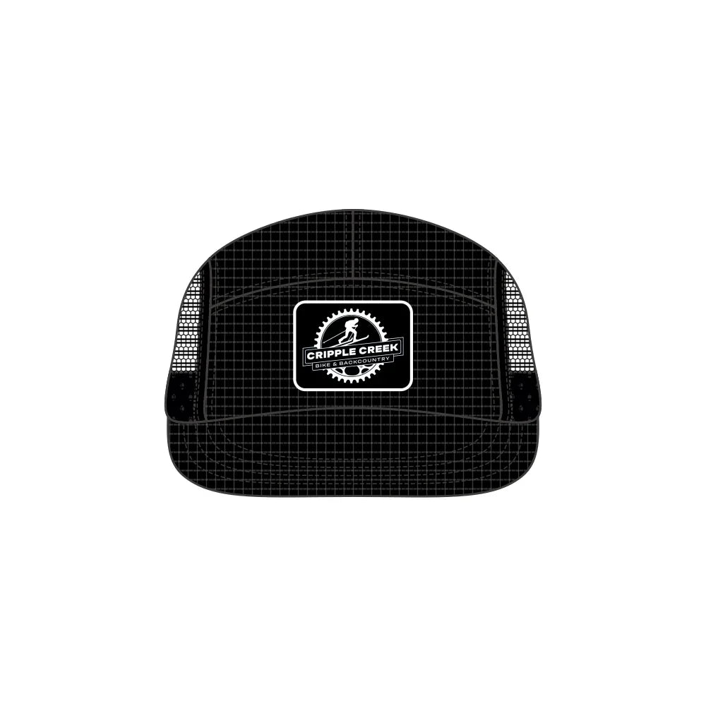 CCBC Runner Hat Merch Cripple Creek Backcountry Black/Black
