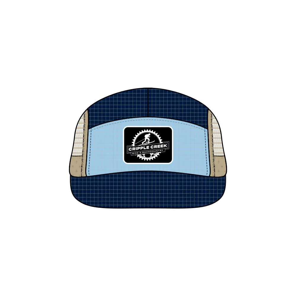 CCBC Runner Hat Merch Cripple Creek Backcountry Blue/Navy/Khaki