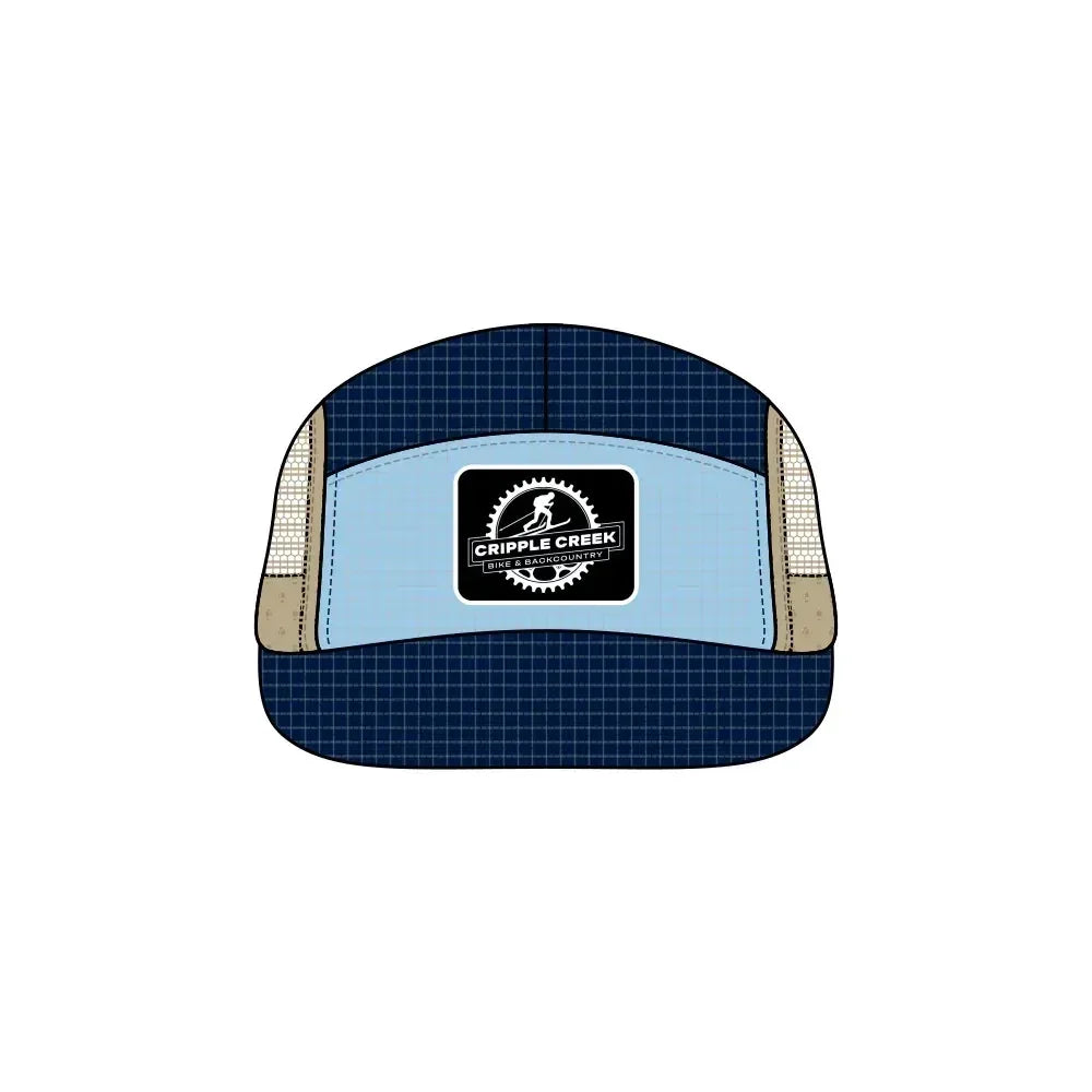 CCBC Runner Hat Merch Cripple Creek Backcountry Blue/Navy/Khaki