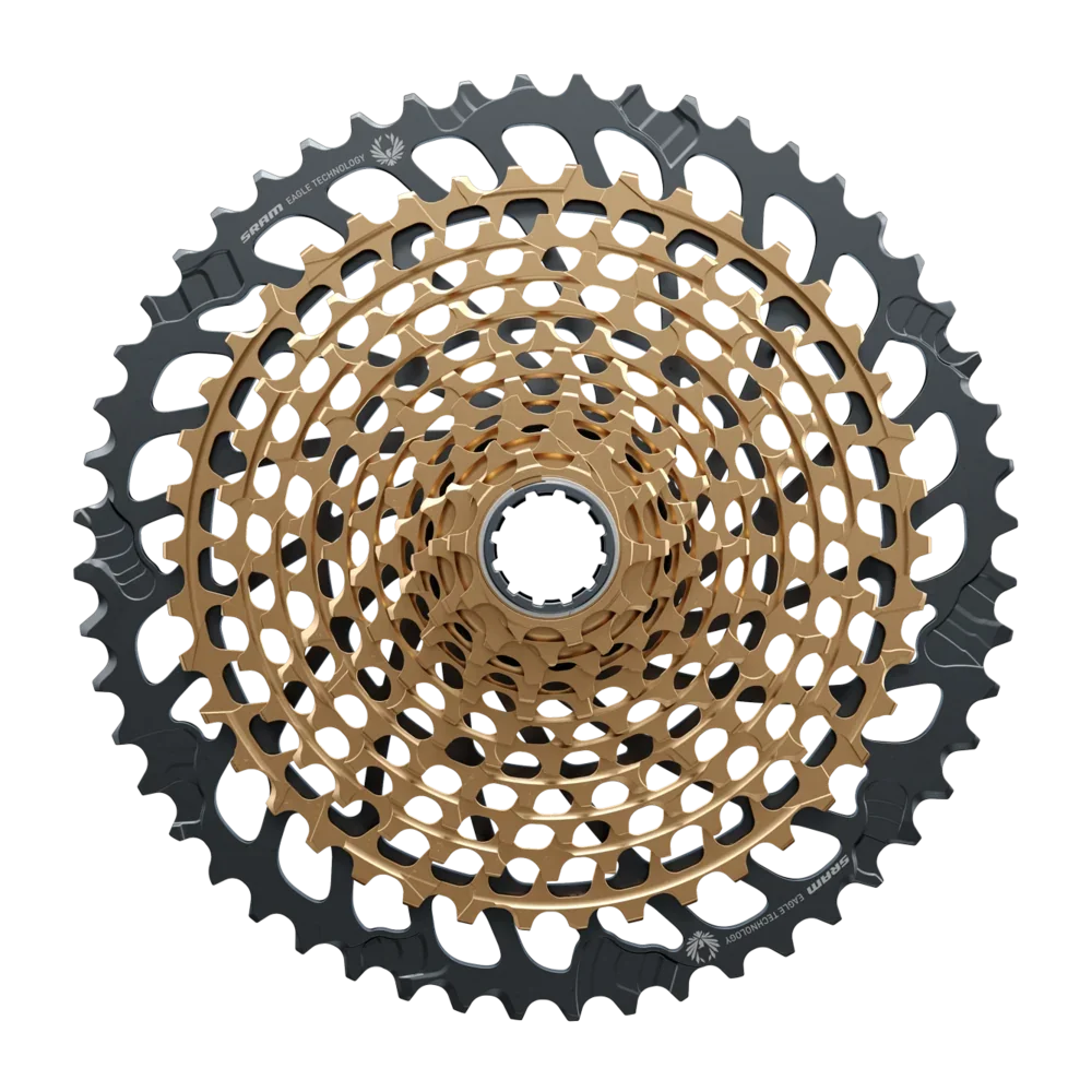 SRAM XX1 Eagle XG-1299 Cassette - 12-Speed, 10-52T, Gold Cycling Parts - Cassette SRAM
