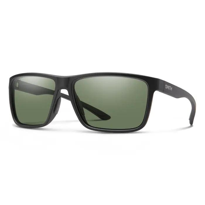 Smith Riptide Eyewear - Sunglasses Smith Optics Matte Black | ChromaPop Polarized Gray Green