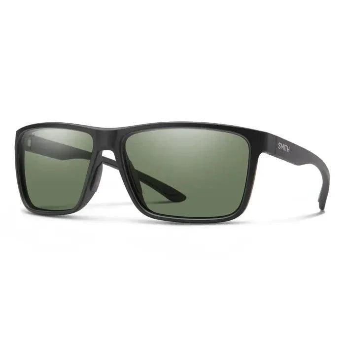 Smith Riptide Eyewear - Sunglasses Smith Optics Matte Black | ChromaPop Polarized Gray Green