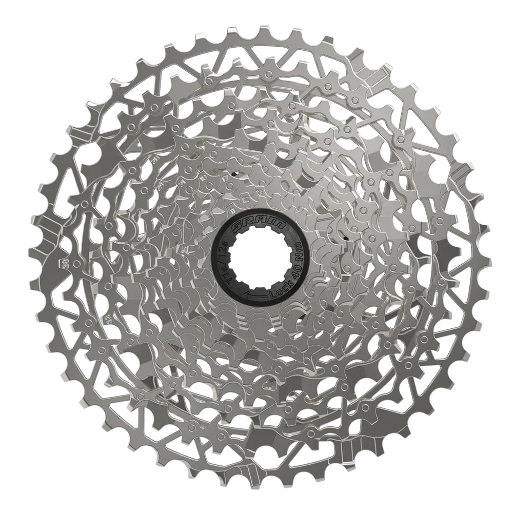 SRAM XPLR PG-1231 Cassette - 12-Speed, 11-44t, Silver, D1 Cycling Parts - Cassette SRAM