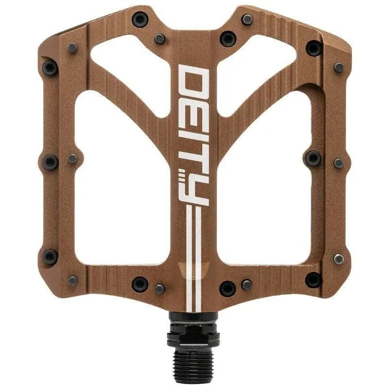 Deity Bladerunner Pedals Cycling Parts - Pedal - Mountain Flat Pedal Deity Components Bronze