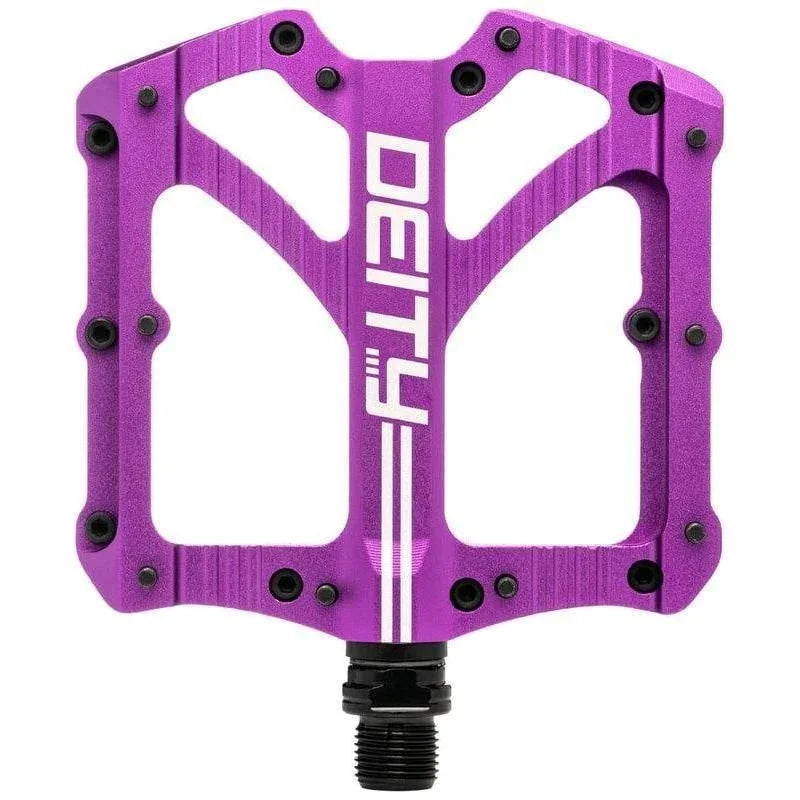 Deity Bladerunner Pedals Cycling Parts - Pedal - Mountain Flat Pedal Deity Components Purple