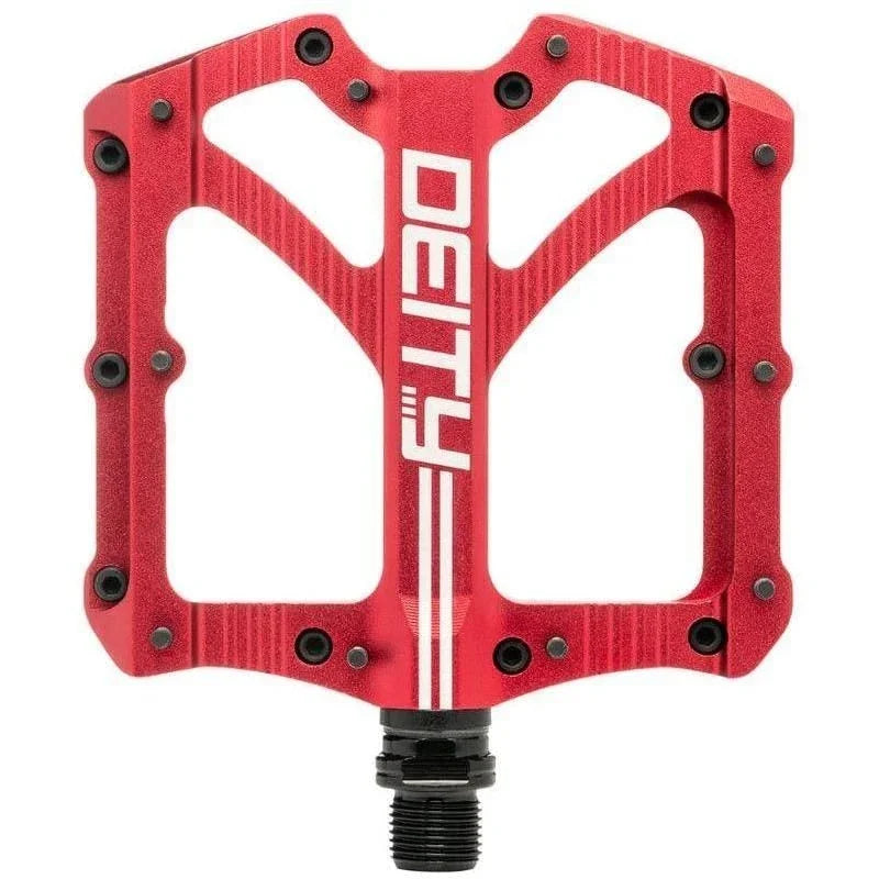 Deity Bladerunner Pedals Cycling Parts - Pedal - Mountain Flat Pedal Deity Components Red