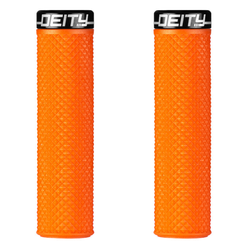 Deity Supracush Grips Cycling Parts - Grips-Bar Tape Deity Components Orange