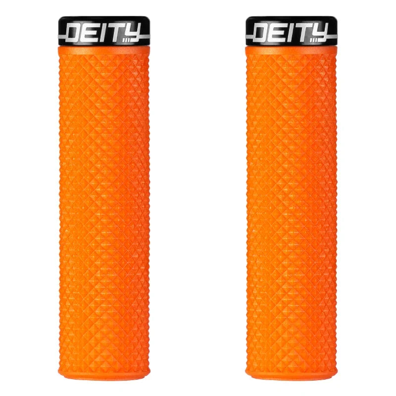 Deity Supracush Grips Cycling Parts - Grips-Bar Tape Deity Components Orange