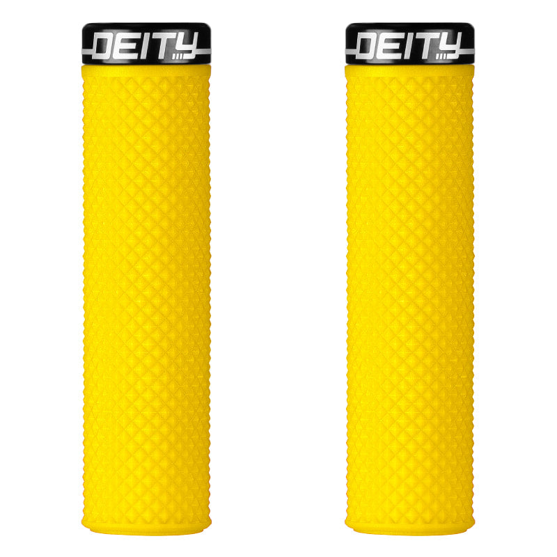 Deity Supracush Grips Cycling Parts - Grips-Bar Tape Deity Components Yellow