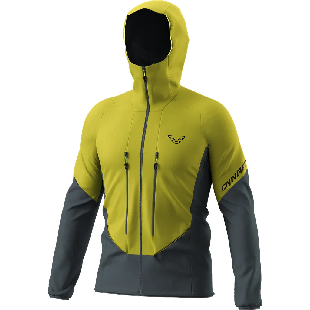 Dynafit M Blacklight Softshell Jacket Winter Apparel - Winter Apparel Mens Softshell Top Dynafit XSmall Golden Lime