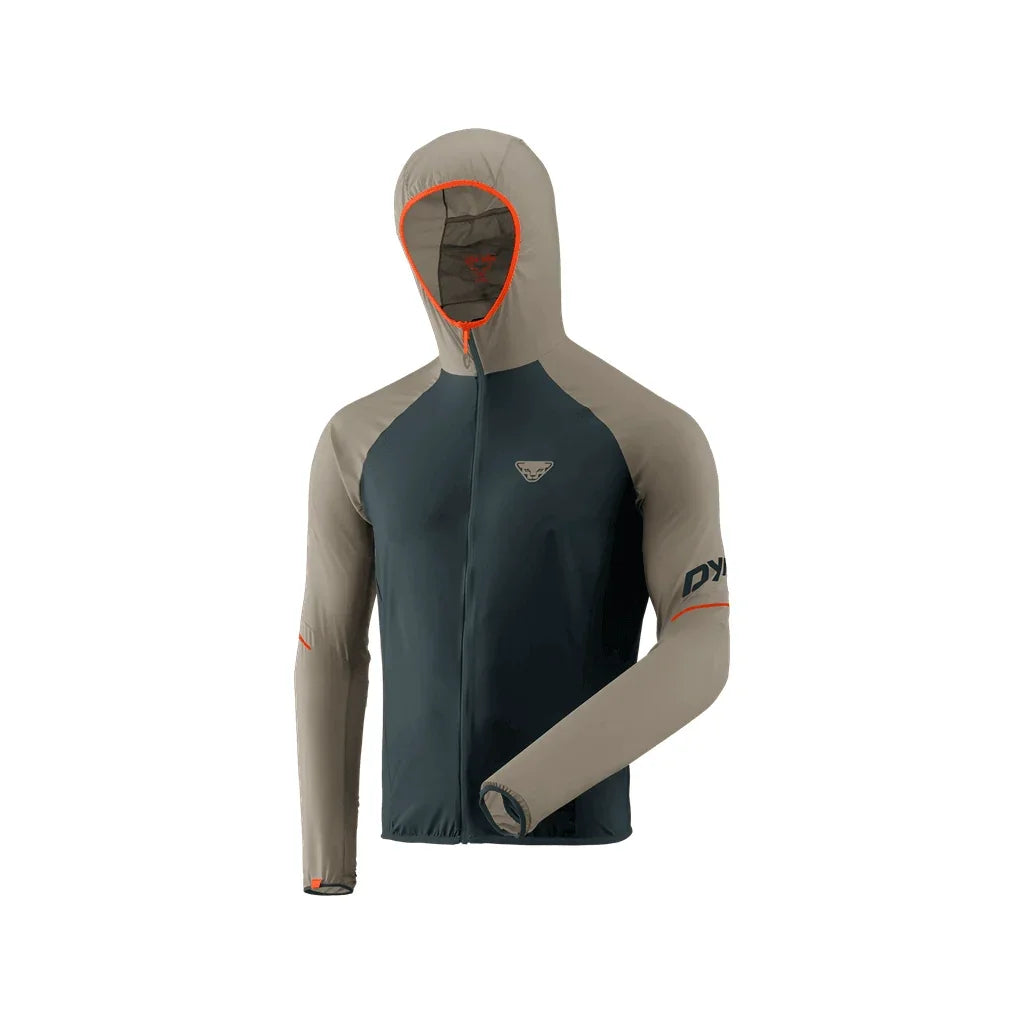 Dynafit M Alpine Wind 2 Jacket Summer Apparel - Mens - Tops Dynafit Small Rock Khaki/3010