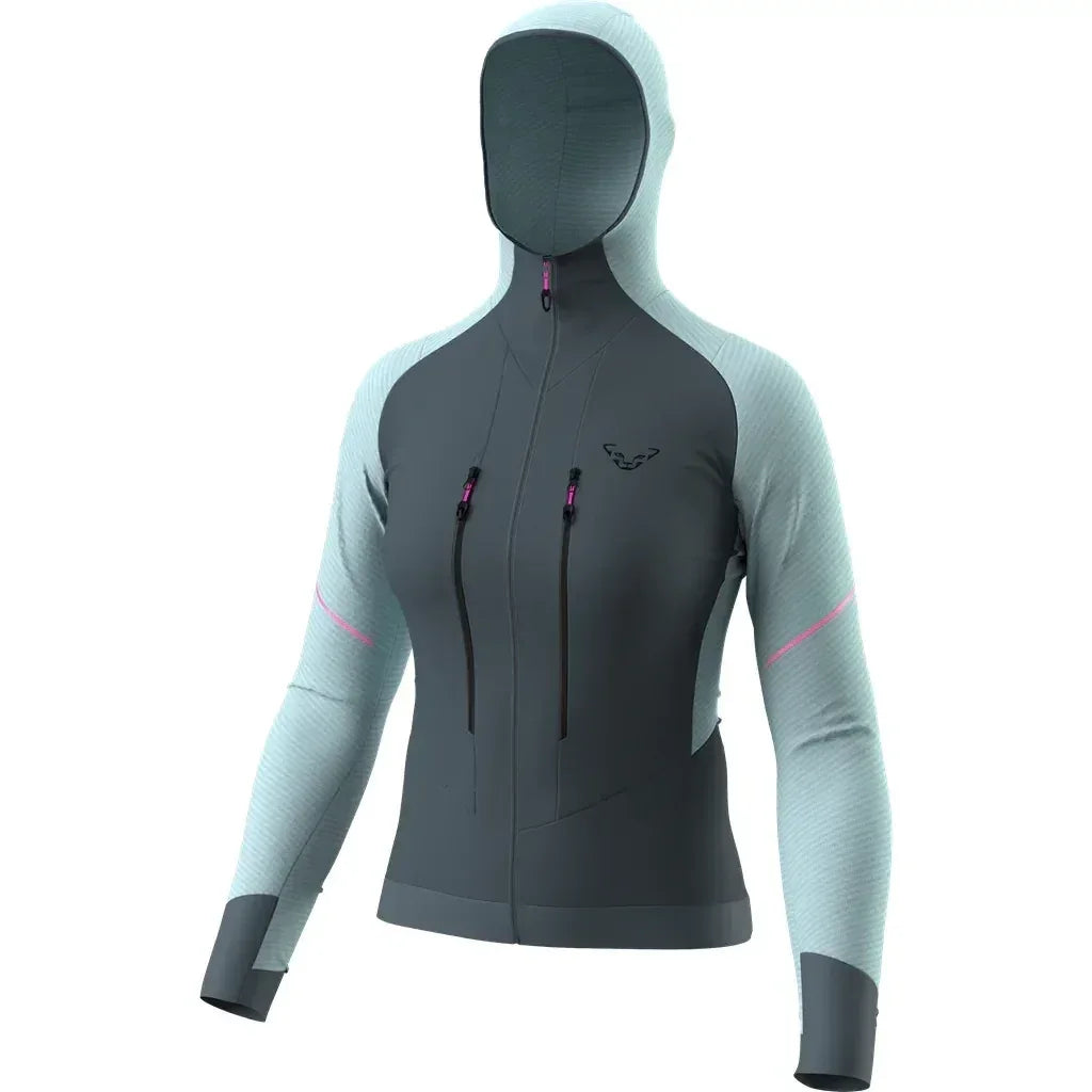 Dynafit W Mezzalama Race Jacket Winter Apparel - Race Suit Dynafit Large Cloud Blue