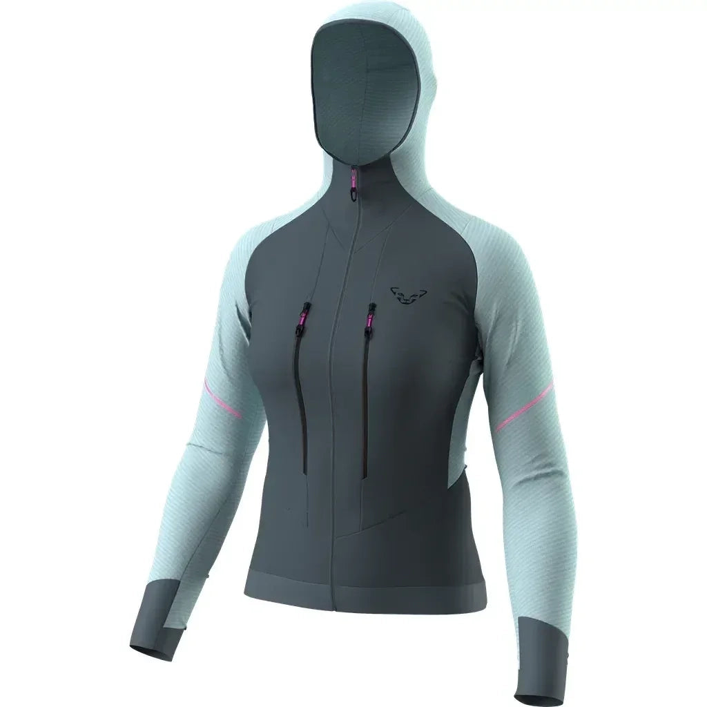 Dynafit W Mezzalama Race Jacket Winter Apparel - Race Suit Dynafit Large Cloud Blue