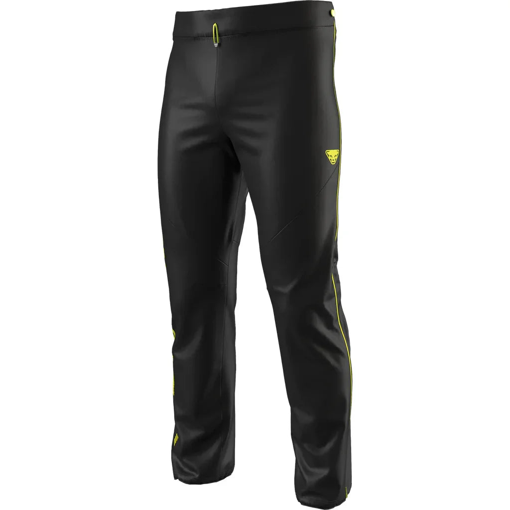 Dynafit M DNA Race Wind Pant Winter Apparel - Race Suit Dynafit Large Black Out Fluo Yellow