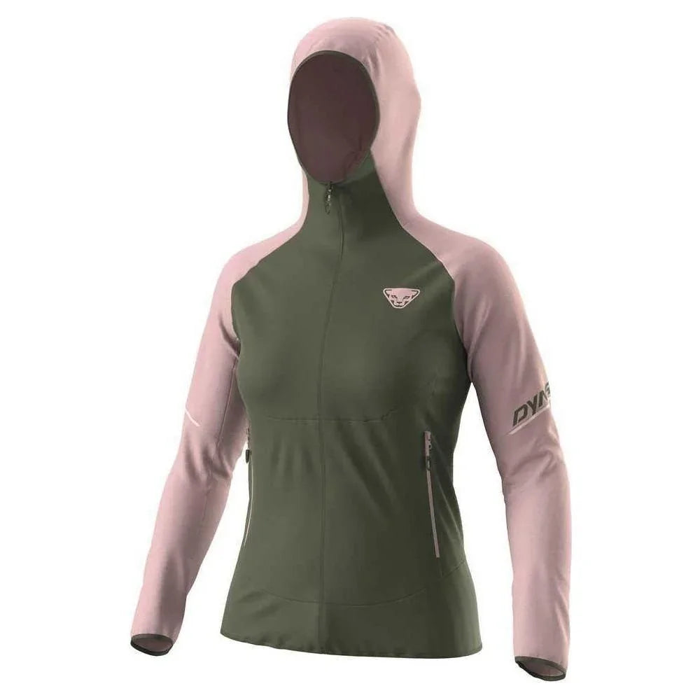Dynafit W Transalper DST Wind Jacket Summer Apparel - Womens - Tops Dynafit Large Pale Rose/5560