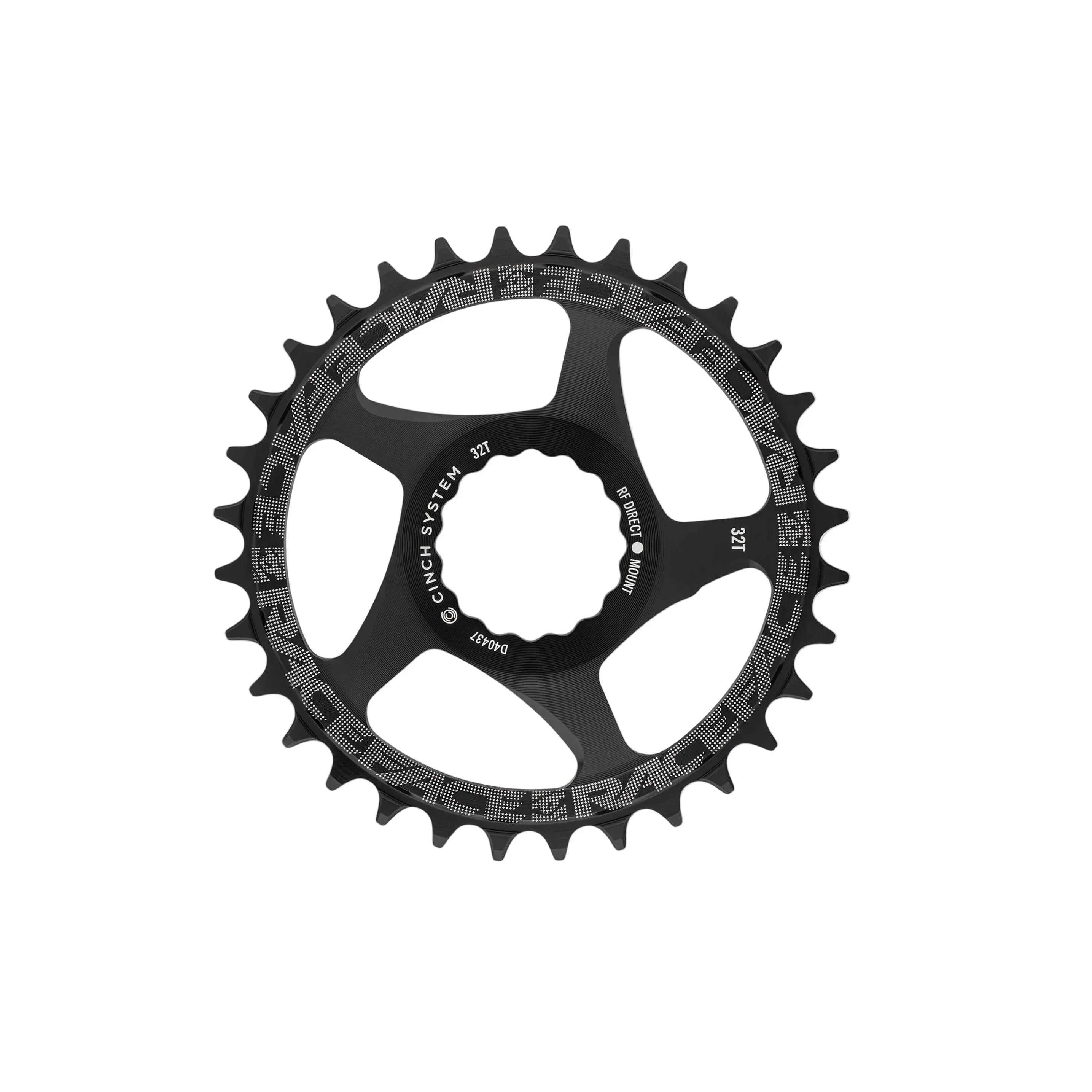 RaceFace Narrow Wide Chainring: Direct Mount CINCH, 32t, Black Cycling Parts - Chainring RaceFace
