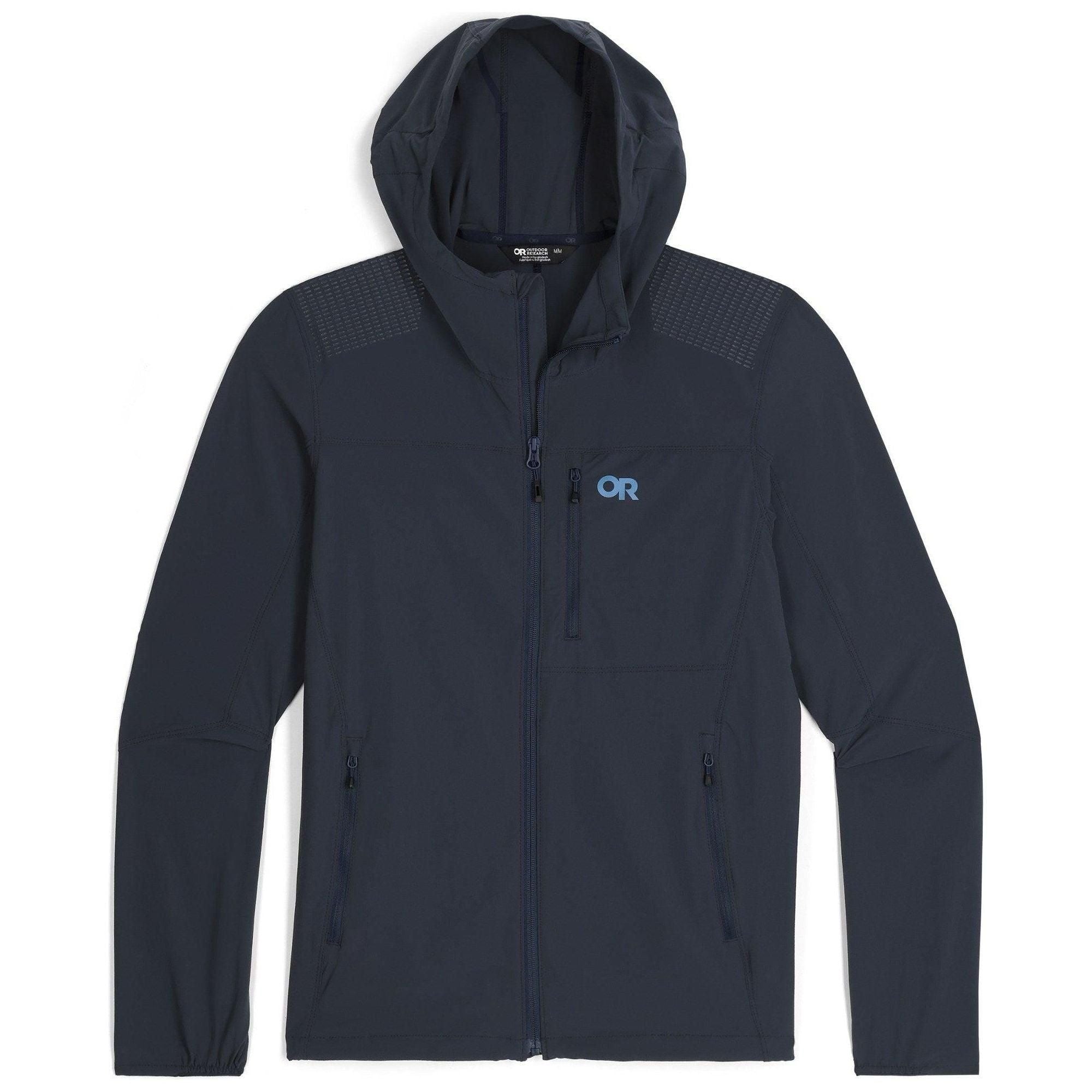 Outdoor Research M Ferrosi DuraPrint Hoodie Winter Apparel - Winter Apparel Mens Softshell Top Outdoor Research Medium Dark Navy