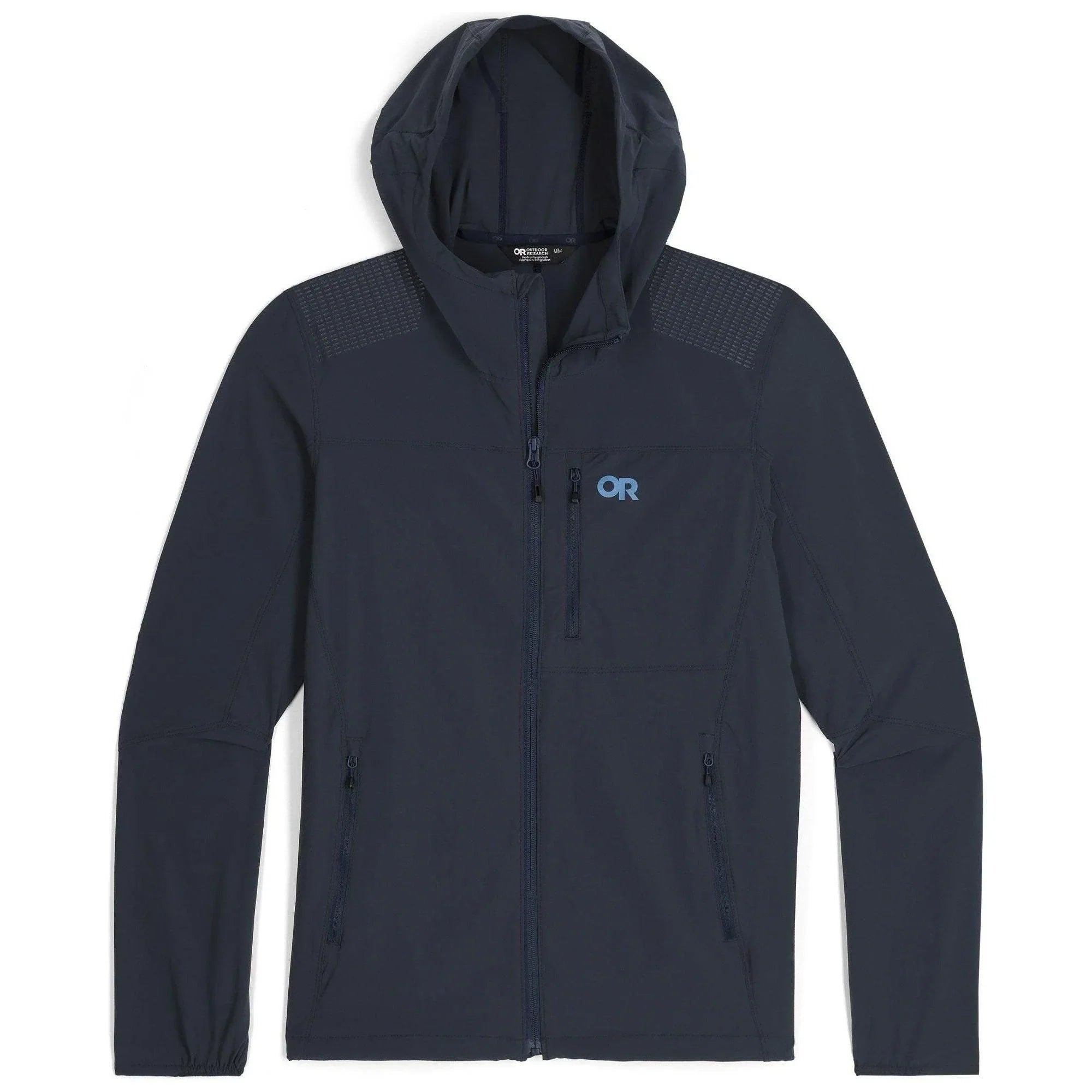 Outdoor Research M Ferrosi DuraPrint Hoodie Winter Apparel - Winter Apparel Mens Softshell Top Outdoor Research Medium Dark Navy