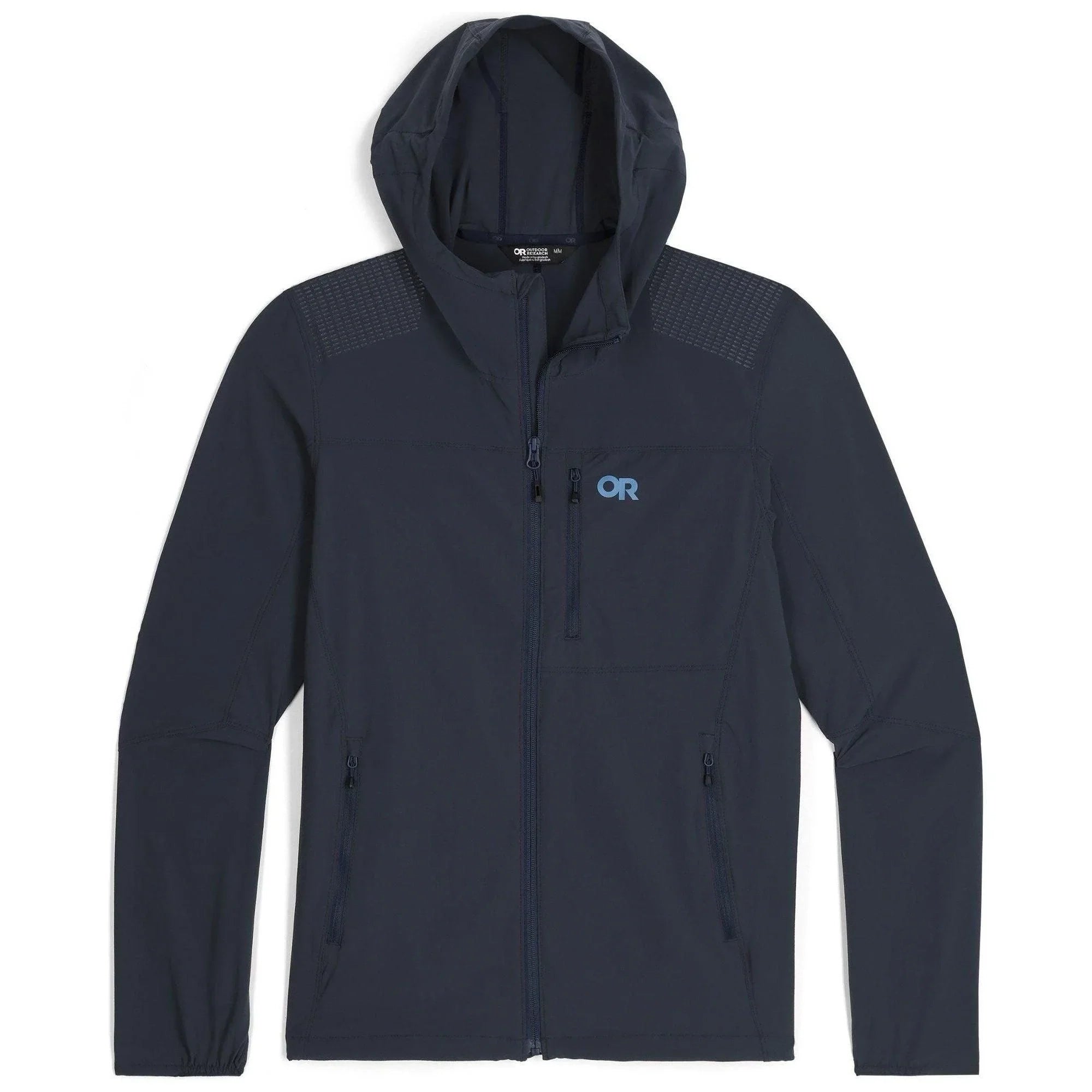 Outdoor Research M Ferrosi DuraPrint Hoodie Winter Apparel - Winter Apparel Mens Softshell Top Outdoor Research Medium Dark Navy