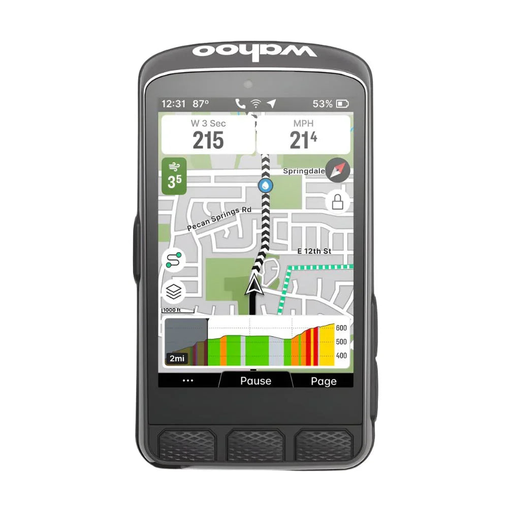 Wahoo Elemnt Ace GPS Cycling Computer Electronics - Bike Computer Wahoo