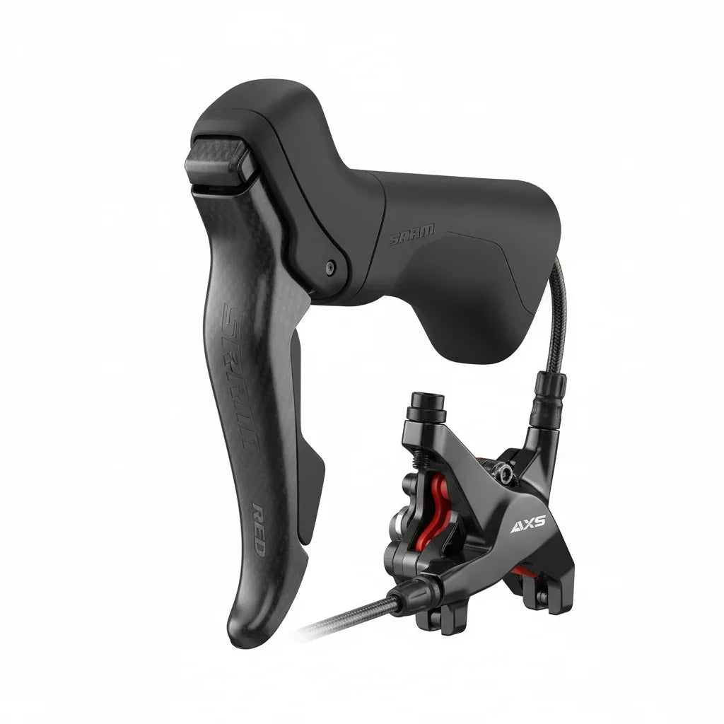 SRAM Shift/Hydraulic Disc Brake Red eTap AXS D1 connected Front Brake/Left Shift 950mm (Rotor & Bracket sold separately) Cycling Parts - Shifter SRAM