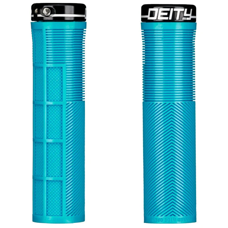 Deity Knuckleduster Grips Cycling Parts - Grips-Bar Tape Deity Components Turquoise