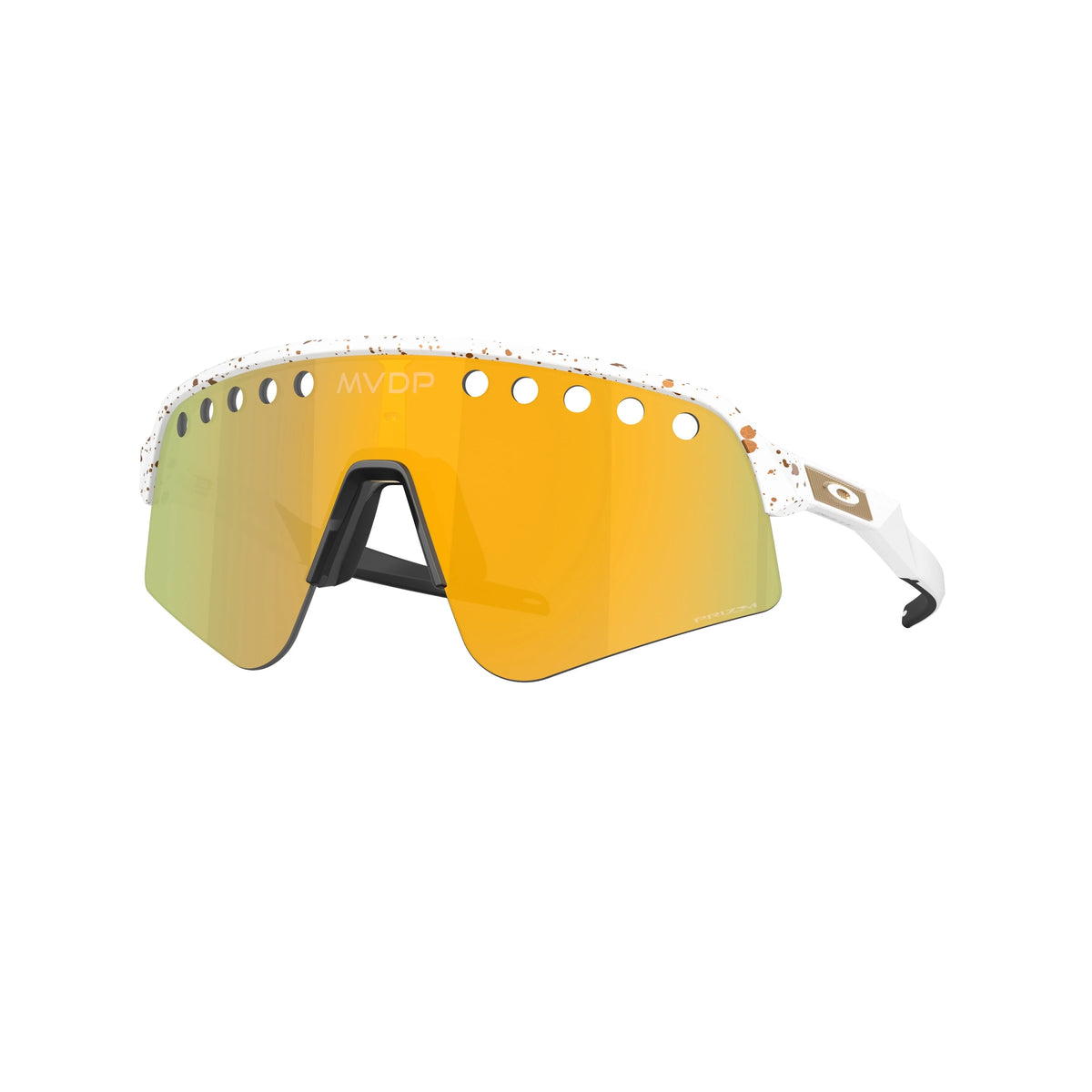 Oakley Sutro Lite Sweep Eyewear - Sunglasses Oakley MVDP Red/Gold Splatter w/ Prizm 24K Injected
